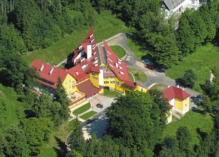Widok na ośrodek z lotu ptaka Centrum Rehabilitacji Czerniawa